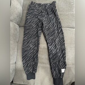 Zebra print sweatpants